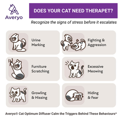 Give Your Cat a Calmer, Happier Life With Averyo® Optimum Diffuser