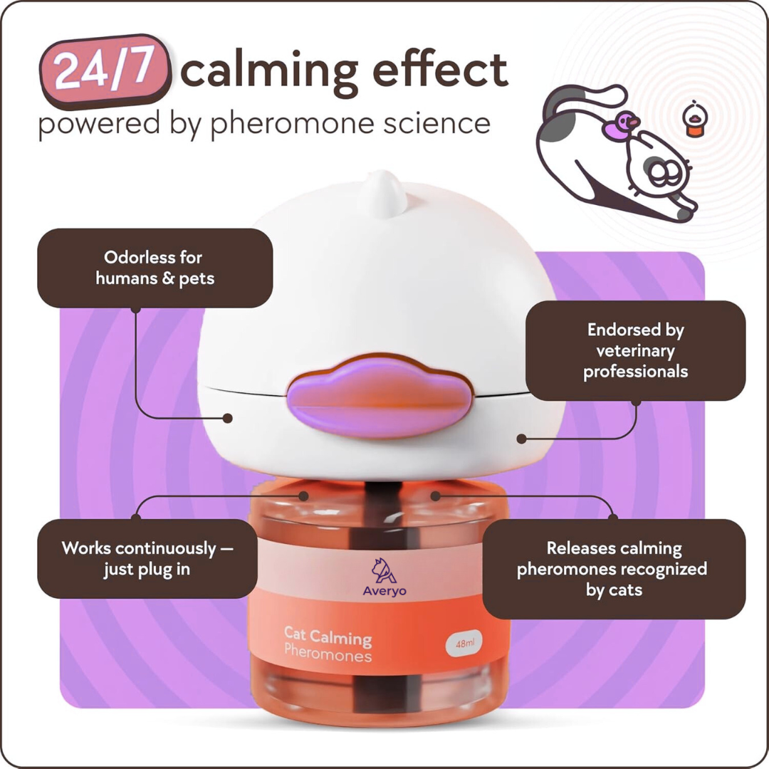 Give Your Cat a Calmer, Happier Life With Averyo® Optimum Diffuser