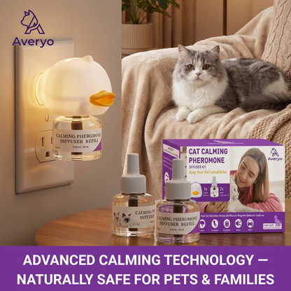 Give Your Cat a Calmer, Happier Life With Averyo® Optimum Diffuser
